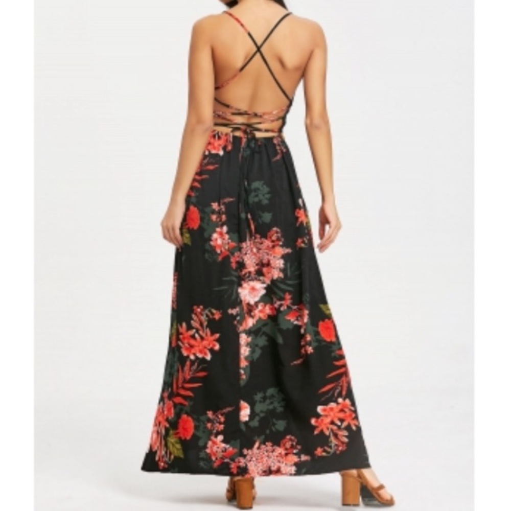 🛑SOLD🛑🔥LAST ONE🔥Open back Maxi Beauty dress - Picture 2 of 8